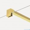 New Trendy Nesta Gold Brushed parawan nawannowy ze wspornikiem prostopadłym 60x150 cm złoto szczotkowane/szkło przejrzyste P-0210-WP